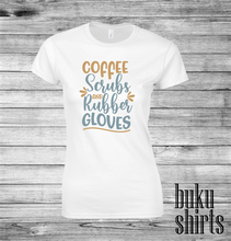 Load image into Gallery viewer, Coffee Scrubs and Rubber Gloves