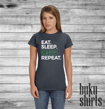 Load image into Gallery viewer, Eat Sleep Camp Repeat