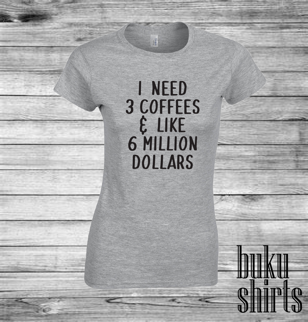 I Need 3 Coffees and Like 6 Million Dollars